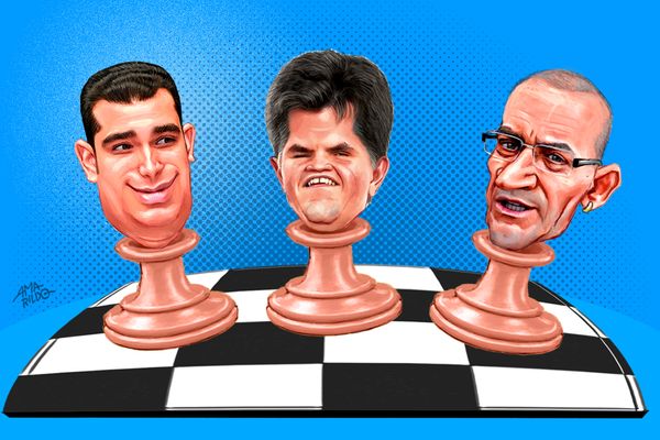 Tabuleiro eleitoral: Erick Musso, Felipe Rigoni e Fabiano Contarato estão fora da disputa para o governo do ES