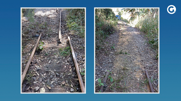 Trilhos de trem são roubados na região Serrana e Sul do Espírito Santo