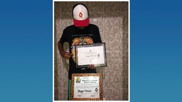 Yaggo Alves Ferrari, de 17 anos, sempre sonhou em ser MC e gravar um clipe. Ele viu a oportunidade aparecer durante o festival de pipas de um projeto social de Guarapari; desde então, tem visto seu trabalho ser reconhecido pelo Estado afora