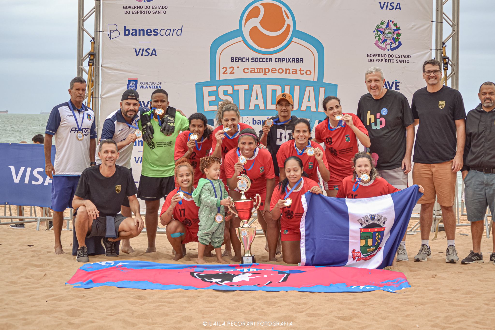 Campeonato feminino de Beach Soccer