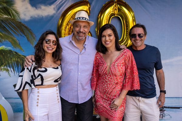 Adriana Barcelos, Paulo e Thais Gaudio e Harley Almenara