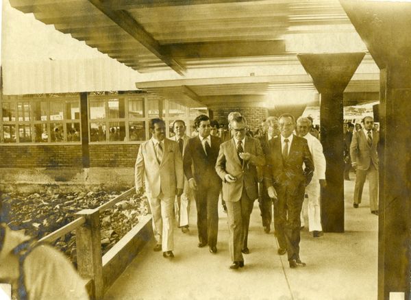 Inauguração do aquaviário Dom Bosco em 14 de setembro de 1982 por Arquivo A Gazeta / Cedoc / Josemar Gonçalves
