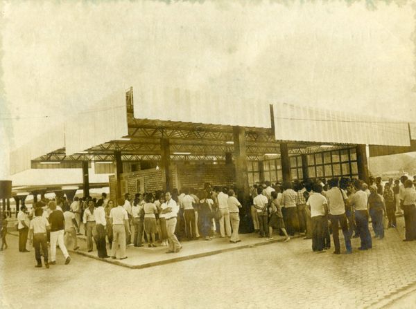 Inauguração do aquaviário Dom Bosco em setembro de 1982 por Arquivo A Gazeta / Cedoc / Josemar Gonçalves