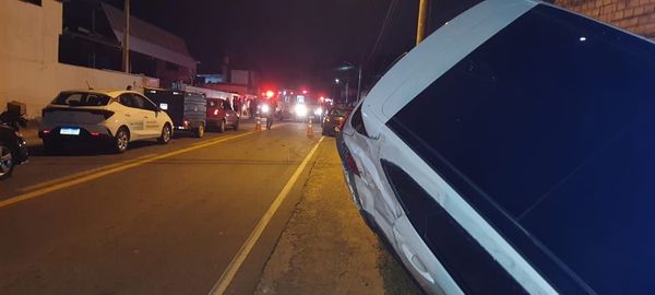 O acidente na Rodovia do Frade, em Cachoeiro de Itapemirim, envolveu três carros e resultou em quatro vítimas por Divulgação \ 3º BBM