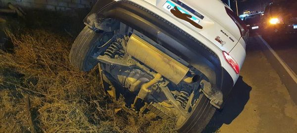 O acidente na Rodovia do Frade, em Cachoeiro de Itapemirim, envolveu três carros e resultou em quatro vítimas por Divulgação \ 3º BBM