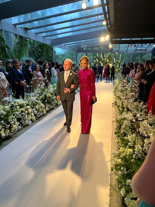 Juarez Pessoti e Wendy Verjovsky: pais da noiva