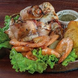 Tilápia na brasa do Bar Ladym para o festival Sabores & Canções, em Colatina
