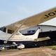 O avião “PT-J01”, adquirido por uma família de Linhares, foi utilizados na primeira versão da novela Pantanal