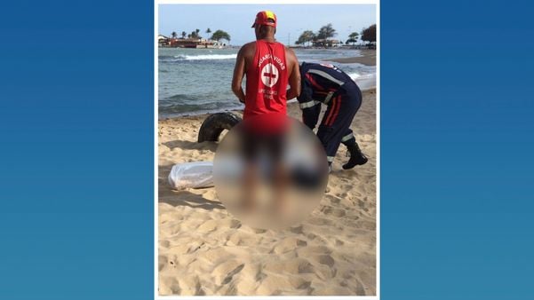 Caso aconteceu na tarde desta quarta-feira (10); guarda-vidas e profissionais do Samu ainda tentaram reanimar a vítima, que não resistiu