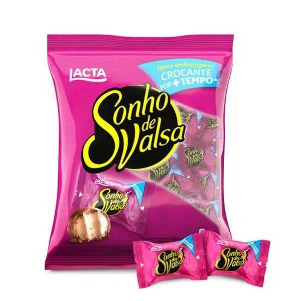 Pacote do Sonho de valsa com dois wafers ao lado