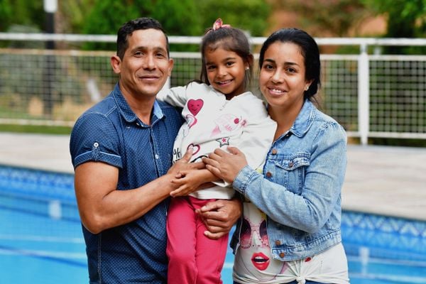 José Rafael, Annielly e a pequena Ashley chegaram ao Espírito Santo em junho deste ano e moram em um sítio em Santa Teresa