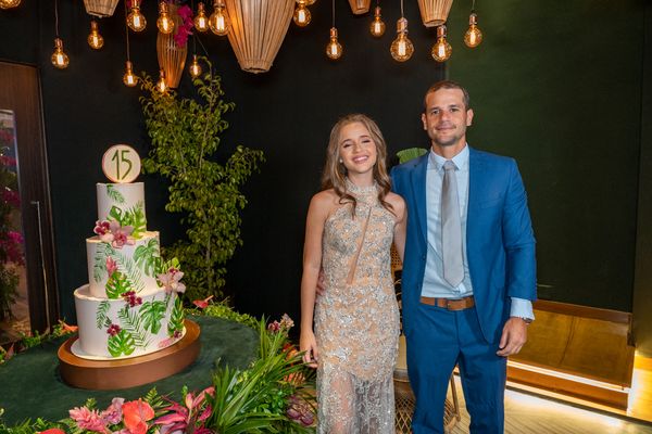  Laura Pimentel Cots e o pai Gustavo Cots