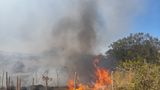 Aulas são suspensas por causa de fumaça de incêndio em Cachoeiro(Internauta | A Gazeta)