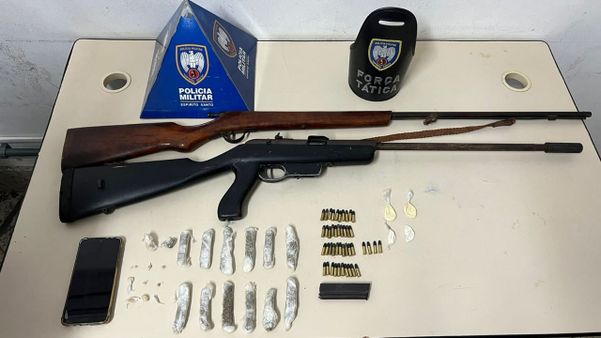 Material apreendido em casa onde estava adolescente em Colatina