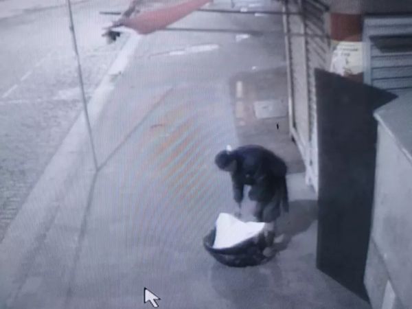 Suspeito foi flagrado furtando panelas de vendedor de cocadas no Centro de Vitória