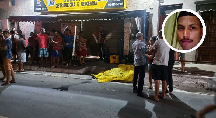 Suspeitos desceram de dois carros disparando contra multidão que estava no comércio de bebidas; Roberto Alves, de 32 anos, não resistiu aos ferimentos e morreu