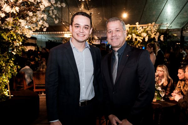 O prefeito Lorenzo Pazolini e Fabiano Pereira