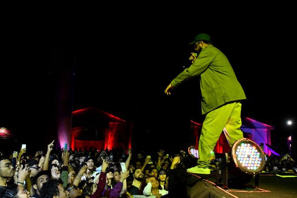 Show do Emicida no Festival Movimento Cidade na noite de sábado, 20 por Fernando Madeira