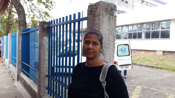 Viviane Pereira, moradora de Santa Teresa, não atendida 