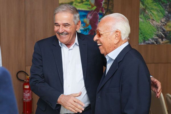 Guerino tem encontro com o presidente da Igreja Maranata, Gedelti Gueiros por Divulgação