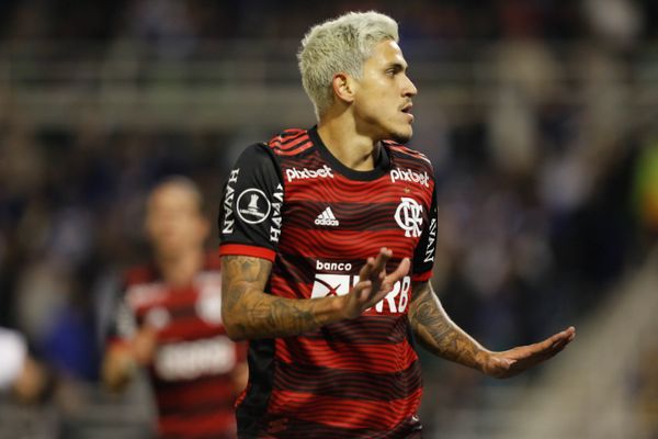 Pedro marcou três gols na goleada do Flamengo sobre o Vélez Sarsfield