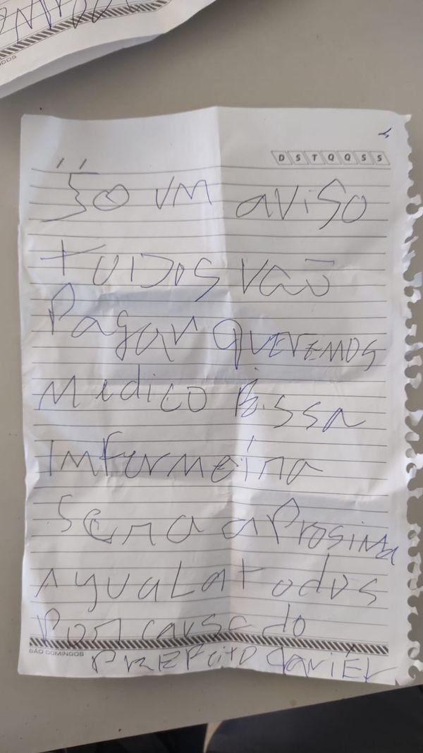 Invasão, queima de arquivo e bilhete com ameaça em unidade de saúde em São Mateus por Polícia Militar | Divulgação