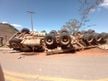 Motorista morre após carreta tombar em acidente em rodovia de Alegre(Redes sociais)