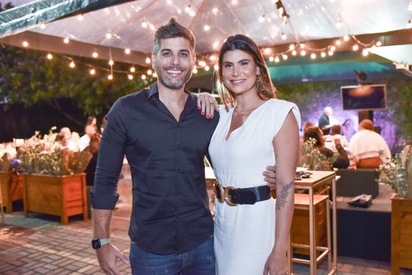 Rodrigo Abelha e Alline Passamani