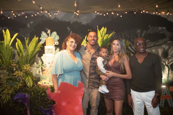 PAzinho e os pais Thays Andreata e Paulo André