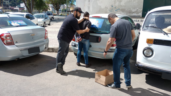 O homem foi preso na Avenida Beira Rio, local em foi marcado um encontro com uma vítima por Divulgação \ Deic