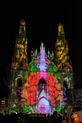 Fachada da Catedral de Vitória tem show de luzes em comemoração ao aniversário de 471 anos da Capital(Fernando Madeira)
