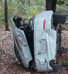 Carro sai da pista e bate em árvore em acidente em Piúma(Telespectador | TV Gazeta)