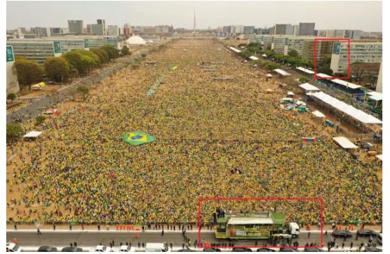 Passando a Limpo: Post usa imagens de ângulos diferentes para depreciar ato pró-Bolsonaro de 7 de setembro
