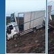 Imagem - Motorista fica ferido em acidente com caminhão de hortaliças