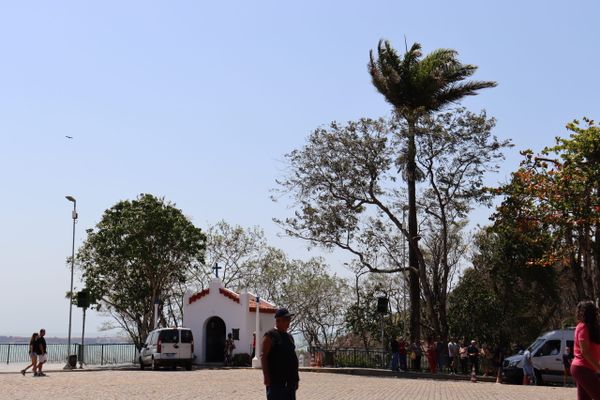 Seca muda visual do Convento da Penha, em Vila Velha por Reprodução | Convento da Penha