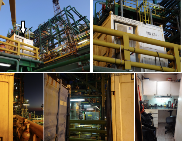 Container de habitação da FPSO Cidade de Vitória