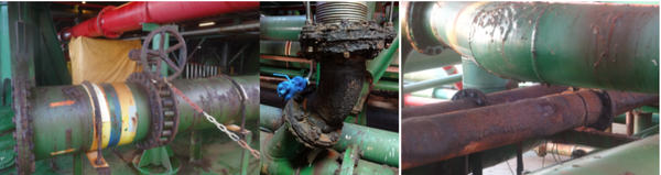 Corrosão tubulações da FPSO Cidade de Vitória