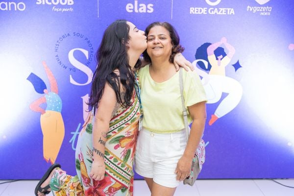 Sayonara Lopes, costureira, participou do evento com a filha por Daniel Bittencur
