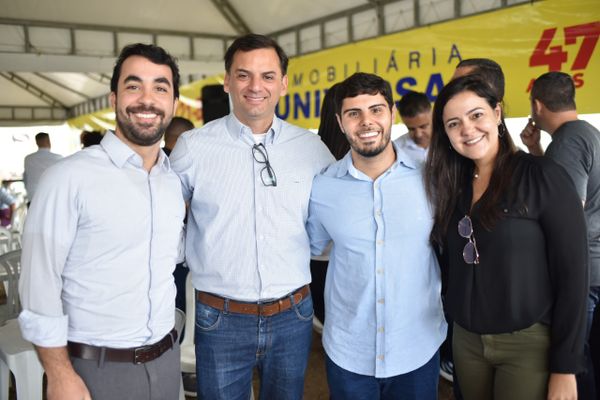 Mateus Neiva,  Marcelo Murad, Lucas Peixoto e Caroline Correa