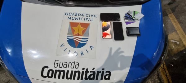 Guarda Municipal de Vitória detém suspeito de roubo de celulares e homens tentando invadir Vital