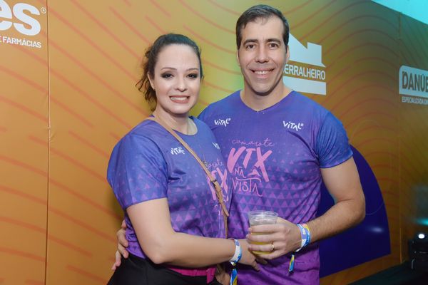 Gustavo Rezende, diretor comercial da Grand, e Lorena Perdigão