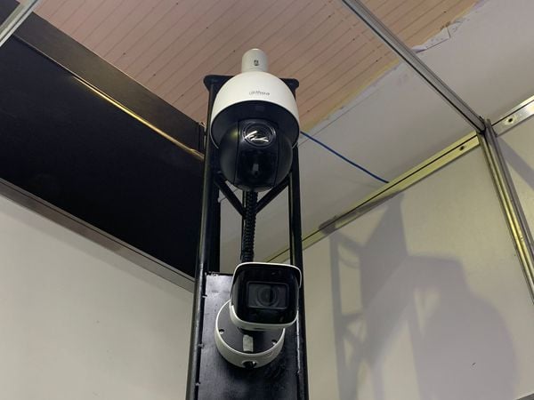 Câmera que conta clientes