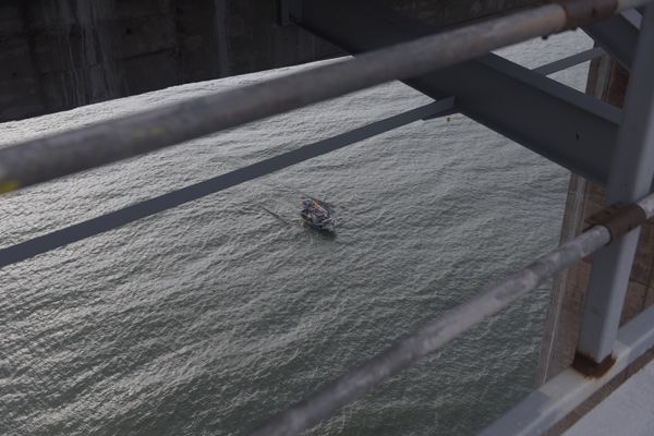 Concretagem da ciclovia na Terceira Ponte, no sentido Vitória a Vila Velha, fica pronto  por Vitor Jubini