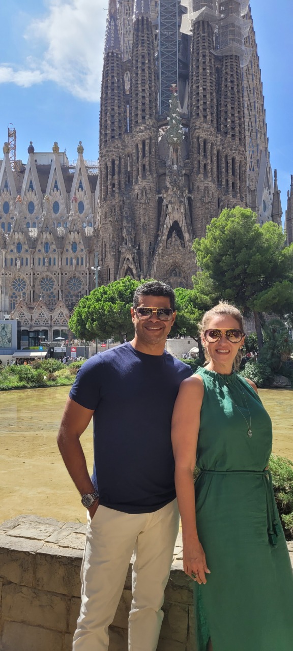 Dorion e Tatiana Soares, na Espanha