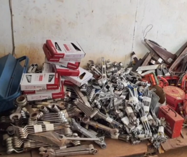 Materiais foram apreendidos com organização criminosa que causou prejuízo à Vale por Divulgação | Polícia Civil