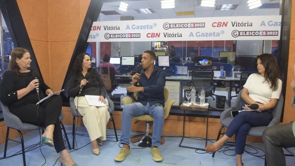 Candidato do PSTU ao governo do Estado, o policial falou de suas propostas em sabatina promovida por A Gazeta e CBN Vitória
