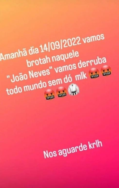 Adolescente ameaça massacre em escola após receber punição em Sooretama por Redes sociais