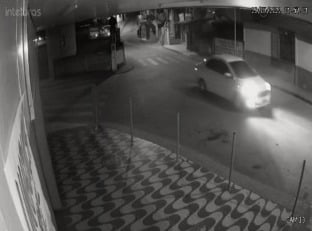 Imagens mostram momento em que o suspeito do crime em Marechal Floriano foi preso por Polícia Civil