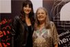 Larissa Delbone e a atriz Bete Mendes
