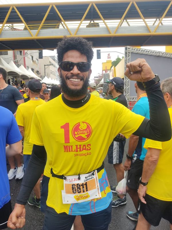 Diego Soares afirmou que a sensação de correr as Dez Milhas Garoto é única e indescritível